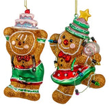 Gingerbreadman with Cake Ornaments