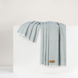Crystal Blue Hudson Valley Throw