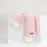 Cherry Blossom Italian Herringbone Throw