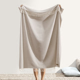 Smokey Mauve Italian Herringbone Throw
