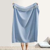Blue Denim Italian HerringboneThrow