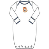 Tiger Pride Applique Navy Lap Gown