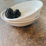 Tiny Oval Bowl White