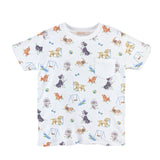 Doggie Park Printed Tee W/Pocket