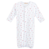 Tiny Rosebud Printed Conv. Gown