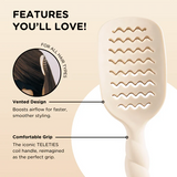 Vented Hair Brush Tan