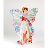 Lauren Dunn Violet Angel Acrylic Block