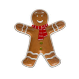 Gingerbread Man with Scarf Platter