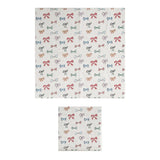 Bows Pattern Square Paper Napkins