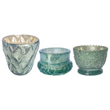 Mint Mercury Glass Tealight/Votive Holder