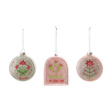 Holiday Botanicals Mercury Glass Ornament