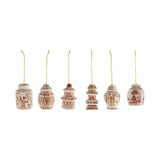 Burgundy Ginger Jar Ornament