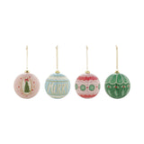 Pastel Holiday Ball Ornament