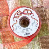 Red and Gold Sparkle Ribbon