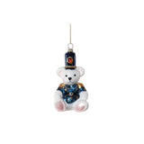 Teddy Bear Glass Ornament