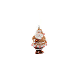 Santa Clause Glass Ornament