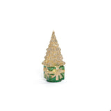 Green LED Rotating Tree on Present