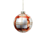 Pearl Plaid Ornament