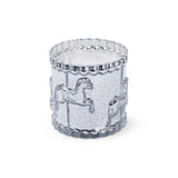Grand Carousel Silver Candle