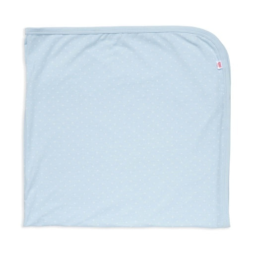 Pin Dot Blue Baby Blanket