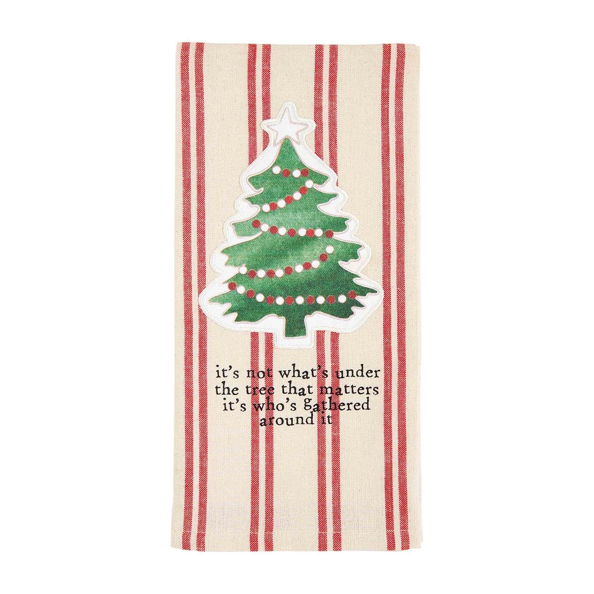 Tree Christmas Printed Patch Towel