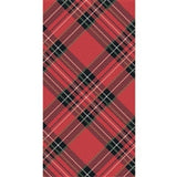 Red Plaid Guest Napkin