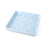 Light Blue Textured Beverage Napkin Tray