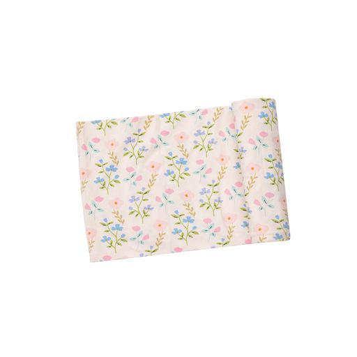 Simple Pretty Floral Swaddle Blanket
