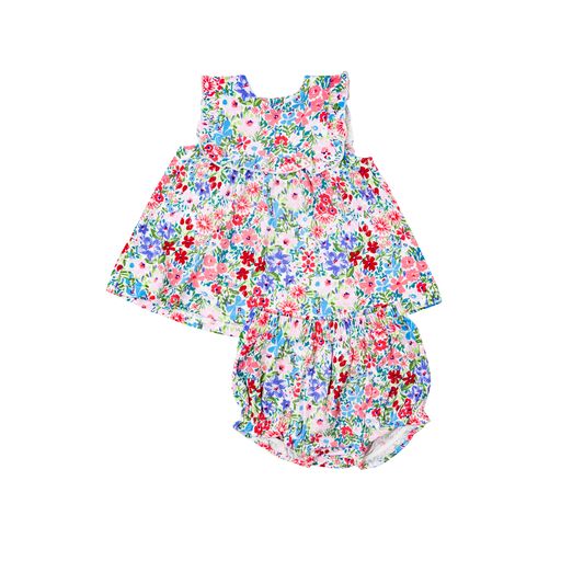 London Floral Ruffle Top & Bloomer